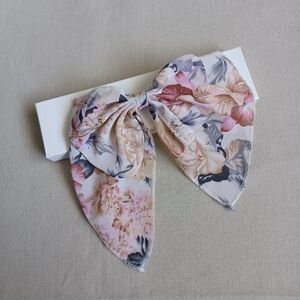 Floral Bow Hair Barett